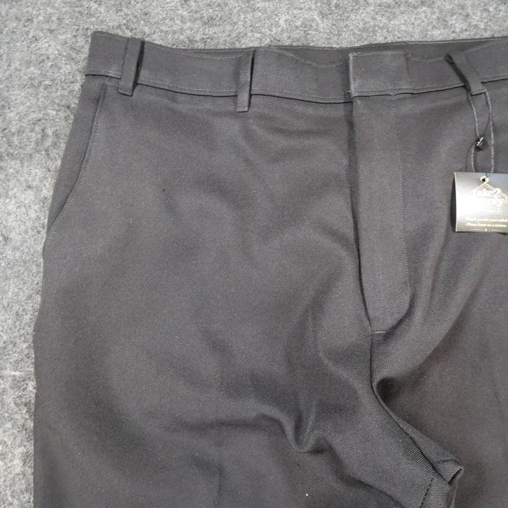 Levi's Action Slacks Mens 38x31 Black Dacron Polyester Regular Fit Dress Pants